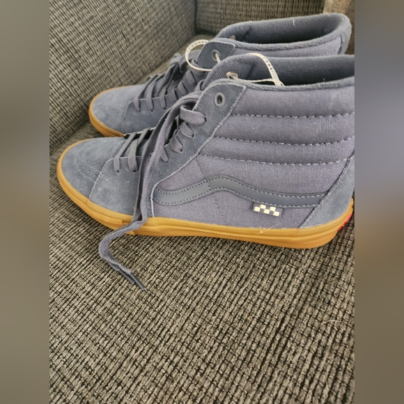 Vans Blue and Tan High-Top Sneakers Mens Size 11.5 NWOT 🎉 HP 🎉 - Picture 2 of 6